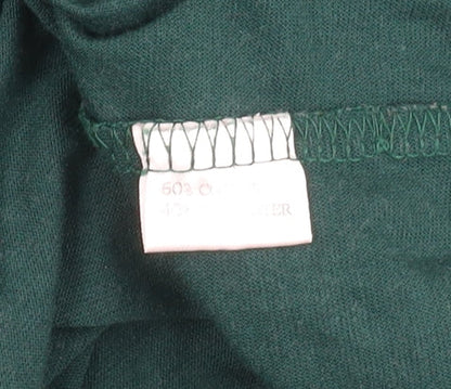 Glenmuir Men's Green Polo Shirt L Cotton Cashmere