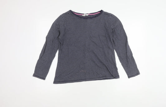 Womens UK Size 12 White Stuff Blue Basic T-Shirt