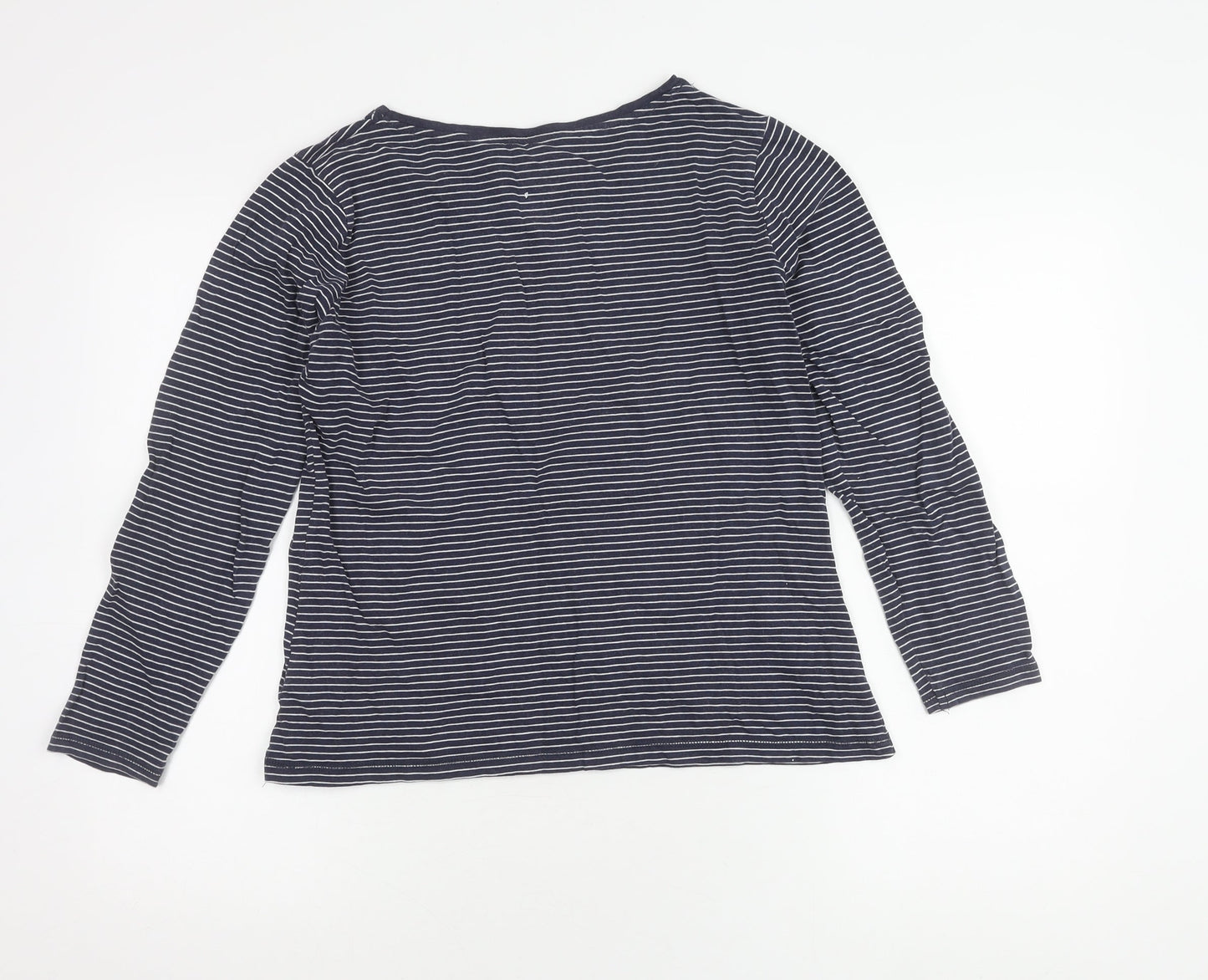 Womens UK Size 12 White Stuff Blue Basic T-Shirt