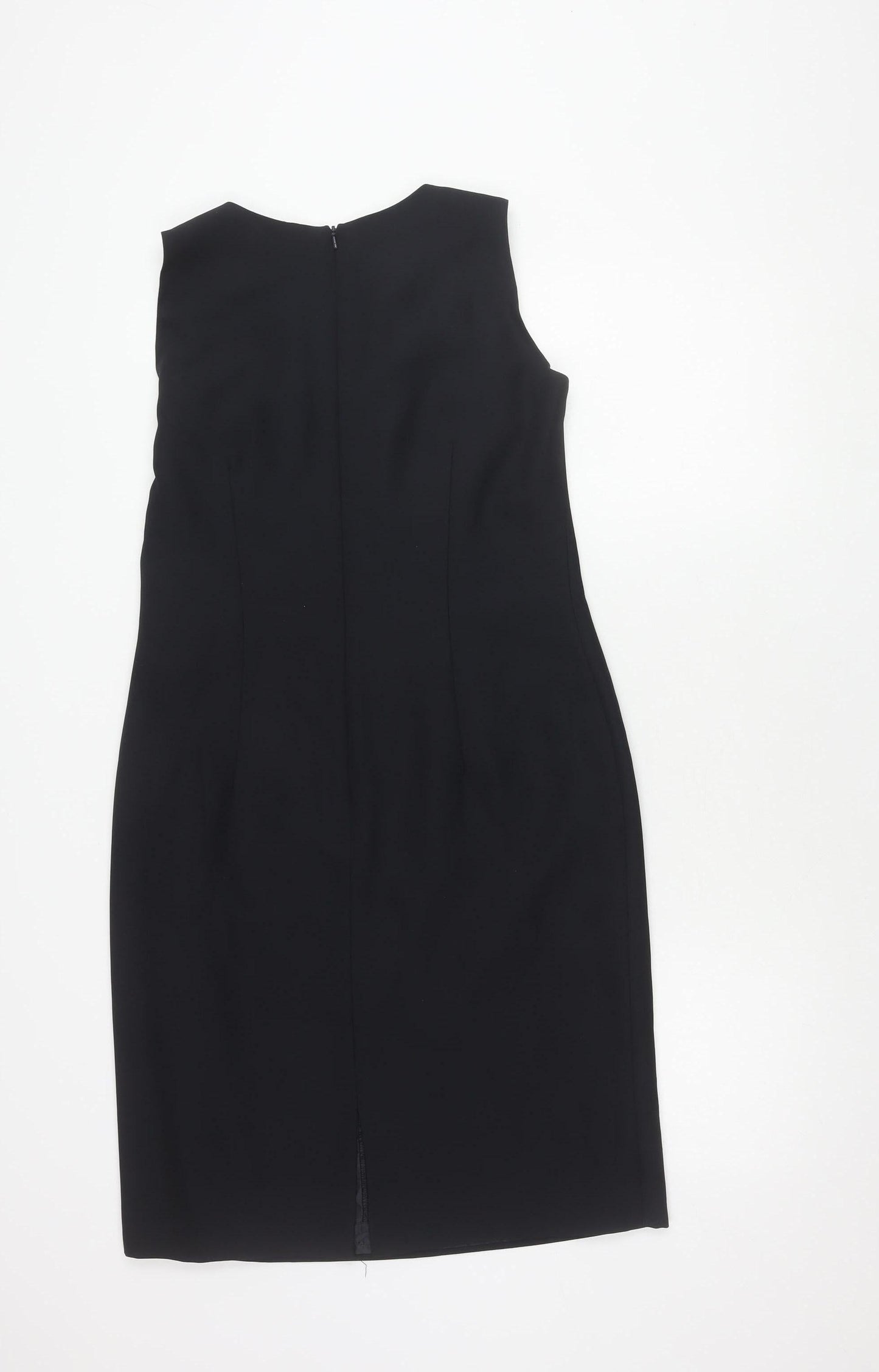 Harrods Women’s Black Sheath Dress, Size 12