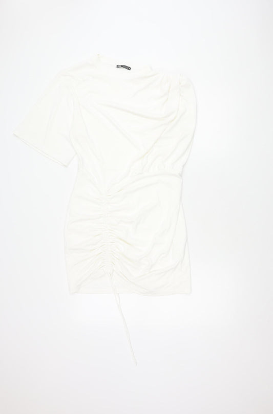 Zara Women's White Dress Size 12