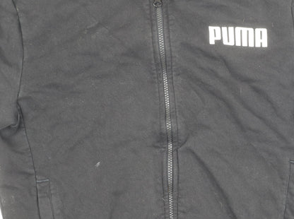 Mens UK Size S PUMA Black Bomber Jacket