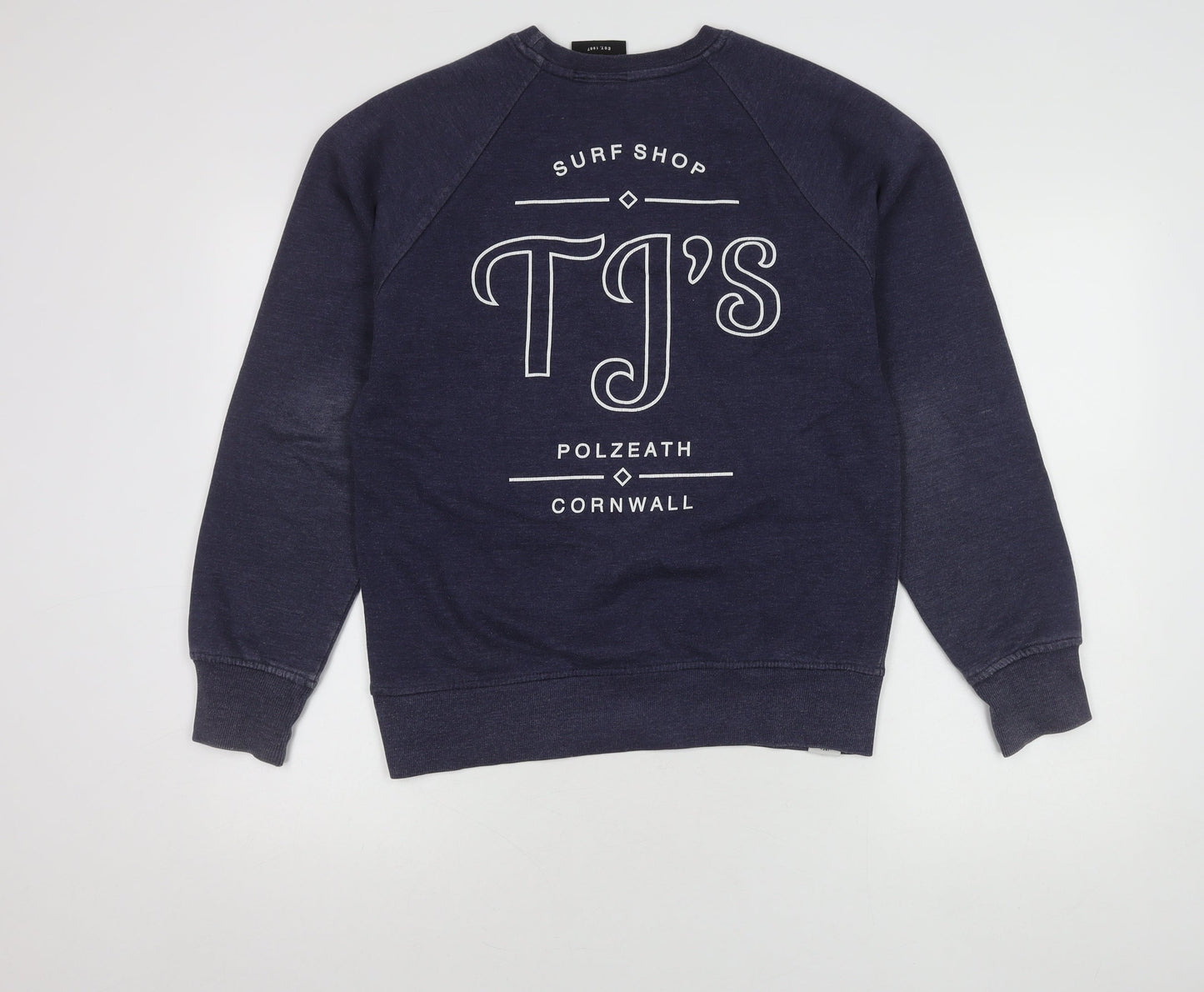 TJ's Surf Shop Blue Crew Neck Men's S Sweatshirt