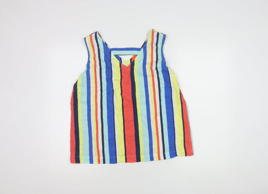 Womens UK Size 14 Bonmarché Multicoloured Basic Tank