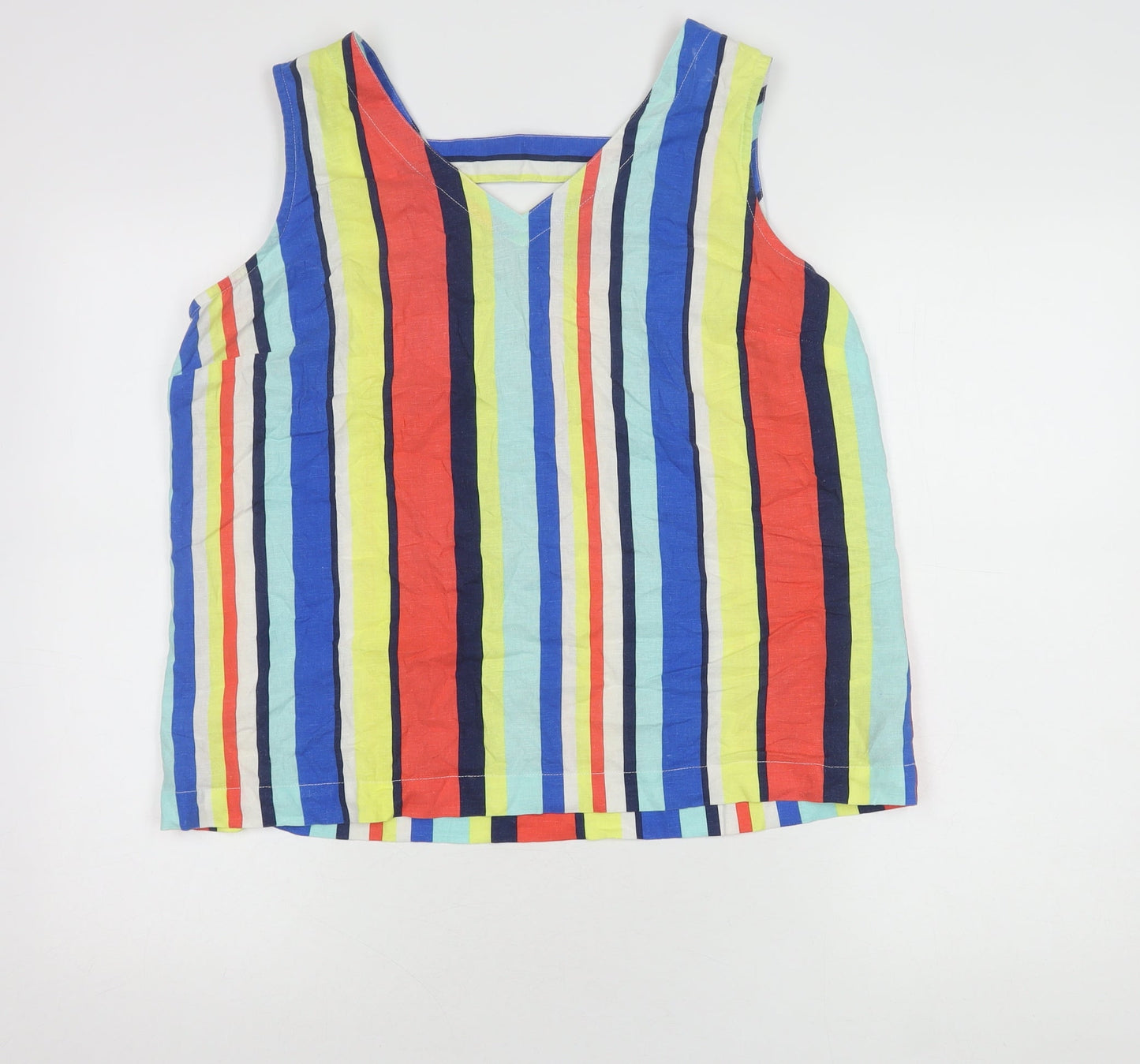 Womens UK Size 14 Bonmarché Multicoloured Basic Tank