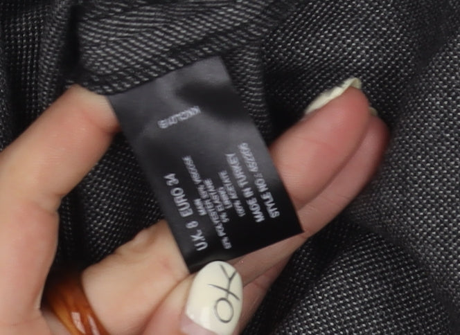 Kaliko Women's Grey Tweed Pencil Skirt Size 8