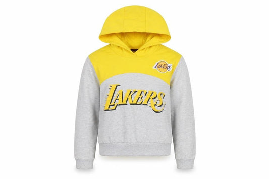 NBA Girls Grey Yellow Lakers Hoodie 11-12 Years Pullover