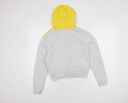 NBA Girls Grey Yellow Lakers Hoodie 11-12 Years Pullover