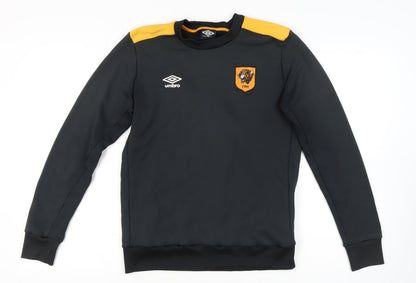 Mens UK Size L Umbro Black Pullover Sweatshirt