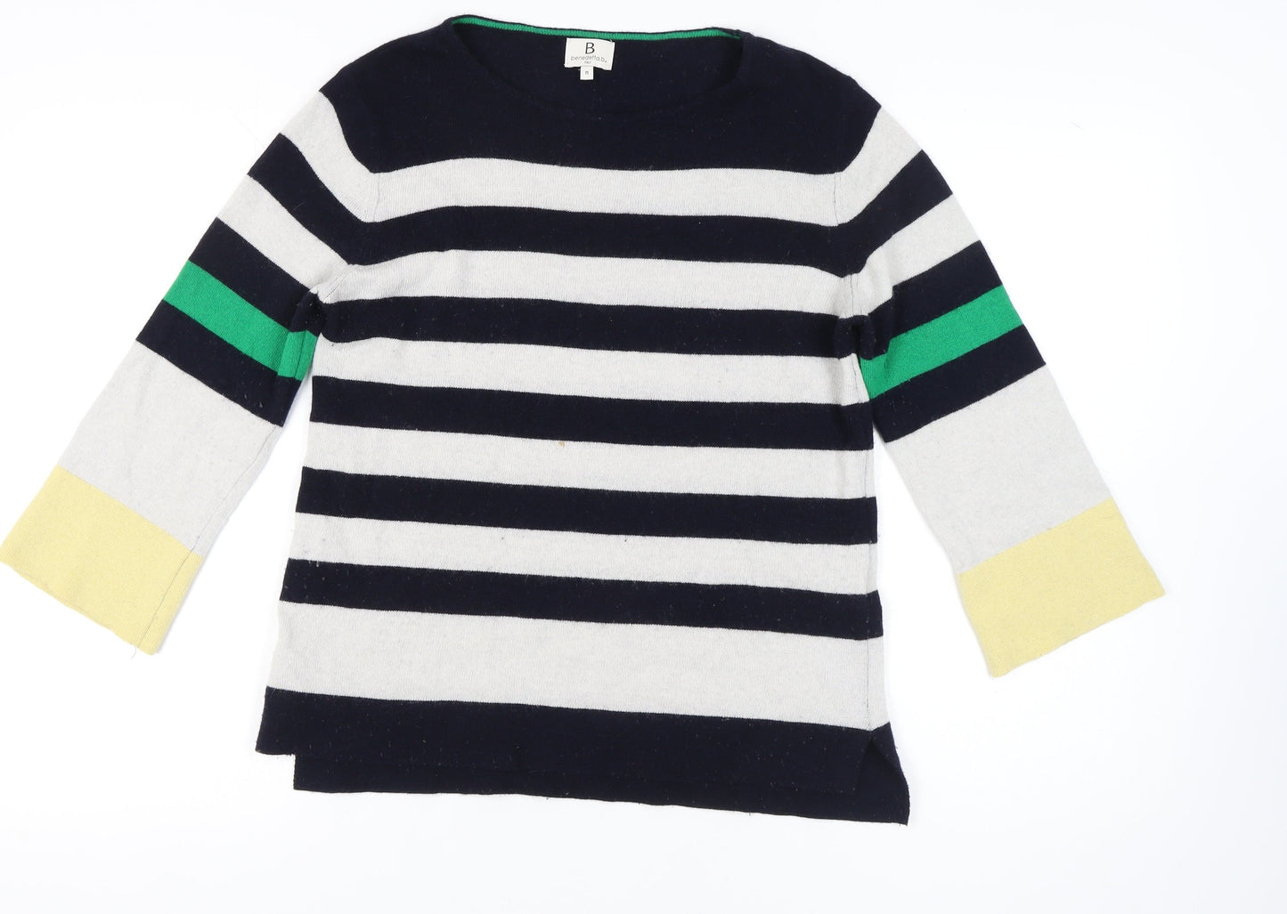 benedetta.b Women's Multicoloured Striped Pullover Jumper M