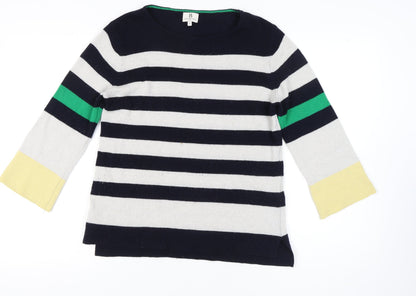 benedetta.b Women's Multicoloured Striped Pullover Jumper M