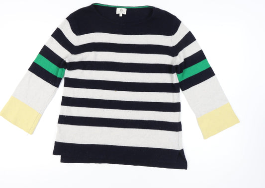 benedetta.b Women's Multicoloured Striped Pullover Jumper M