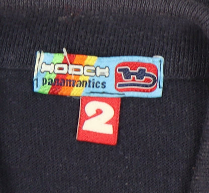 Hooch Men's Blue Full Zip Knit Jumper Size 2