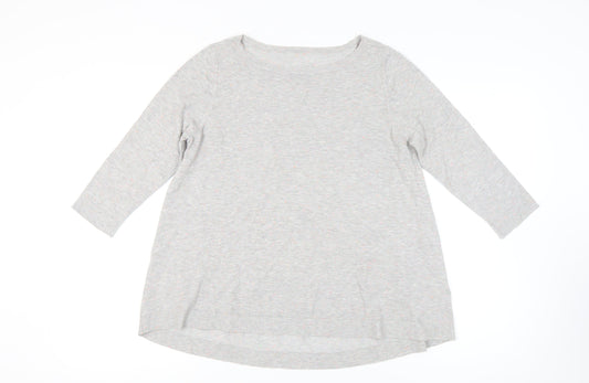 Womens UK Size 12 Phase Eight Grey Pullover Jumper