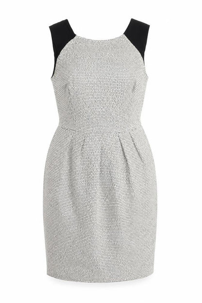 Whistles Women's Black & White Sheath Dress, Size 8