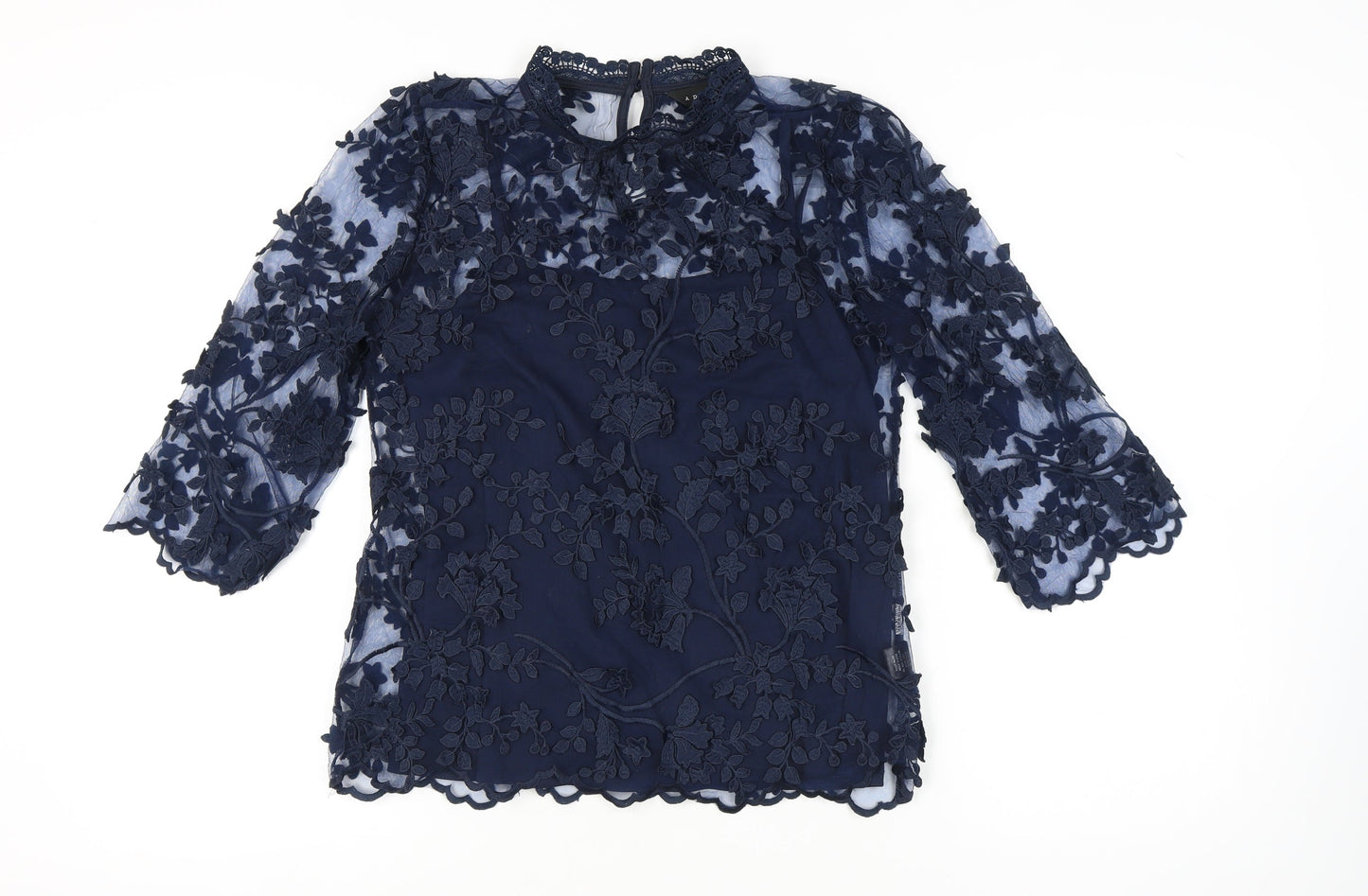Womens UK Size M ADIVA Blue  Blouse