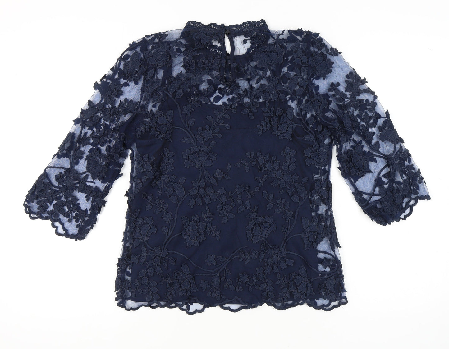 Womens UK Size M ADIVA Blue  Blouse