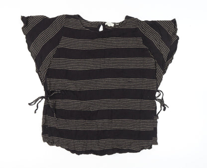 Womens UK Size 16 Fat Face Black  Blouse