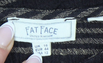 Womens UK Size 16 Fat Face Black  Blouse