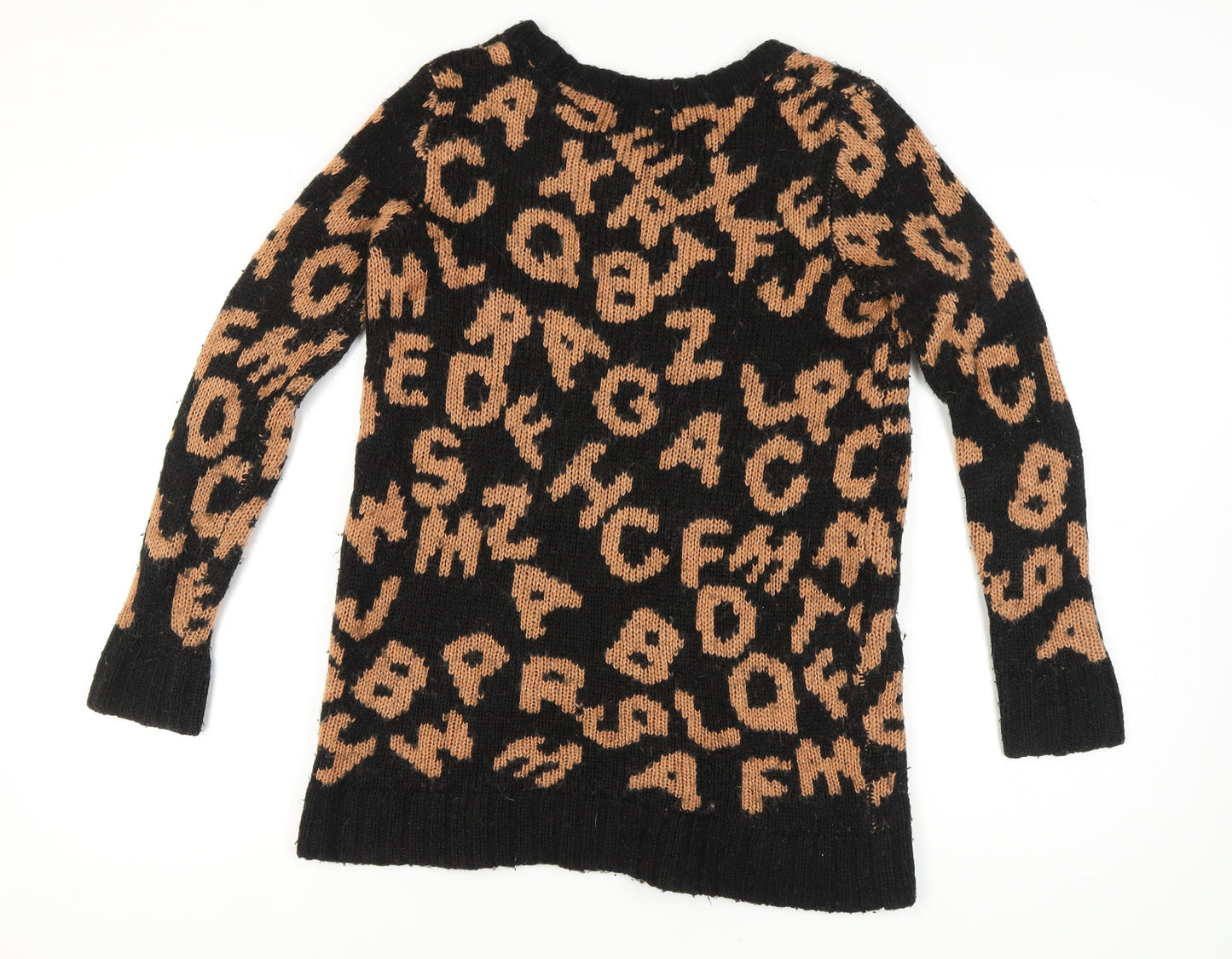 Womens UK Size 8 Topshop Black Pullover Jumper