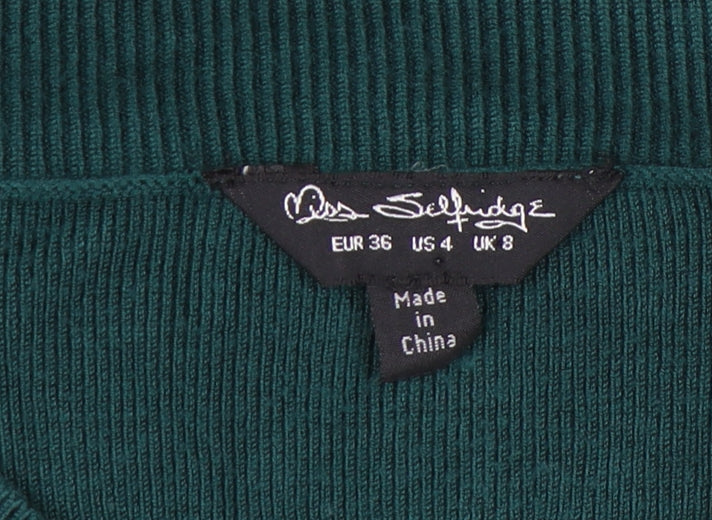 Womens UK Size 8 Miss Selfridge Green Pullover Jumper