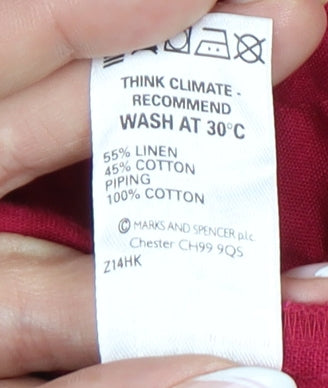 Womens UK Size 12 Marks and Spencer Red
