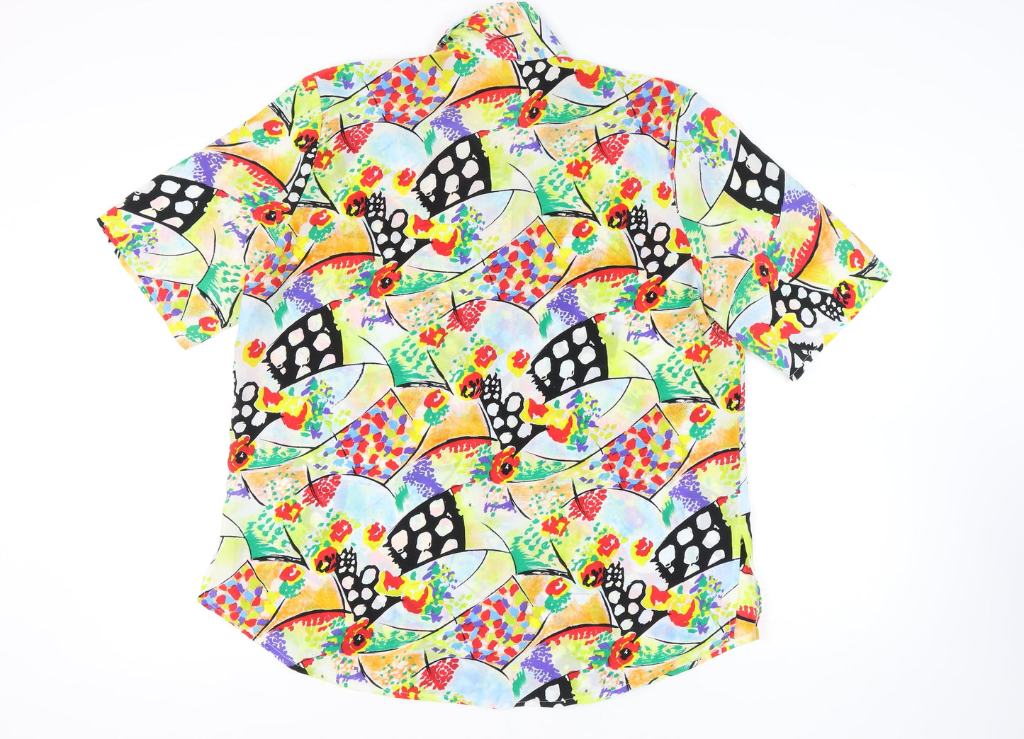 Womens UK Size 16 Essentials Multicoloured  Button-Up