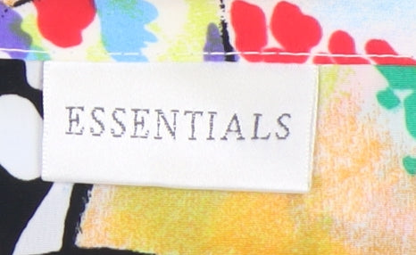 Womens UK Size 16 Essentials Multicoloured  Button-Up
