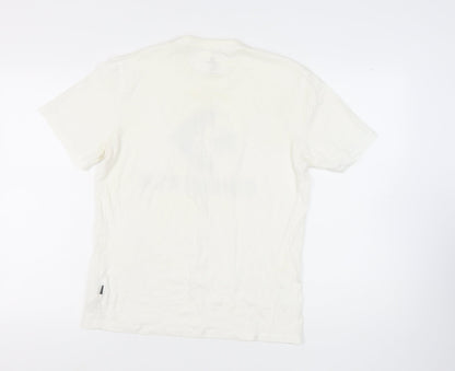 Mens UK Size S Converse White  T-Shirt