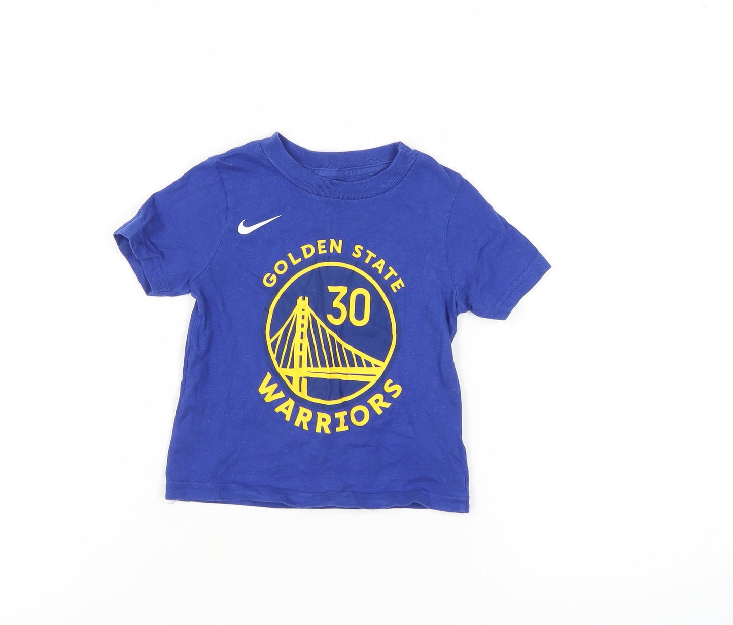 Nike Boys Blue Golden State Warriors T-Shirt (2 Years)