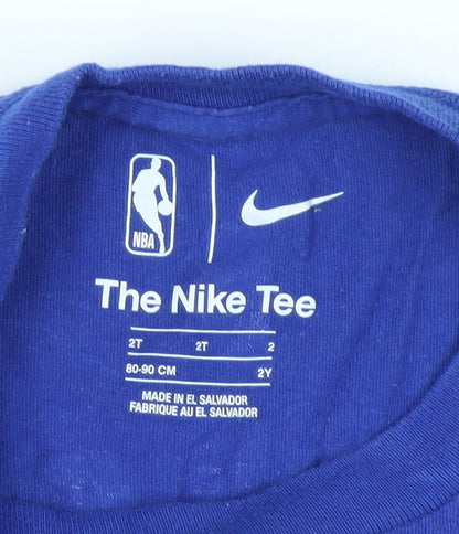 Nike Boys Blue Golden State Warriors T-Shirt (2 Years)