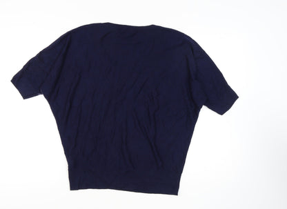 Womens UK Size M Phase Eight Blue Pullover Jumper