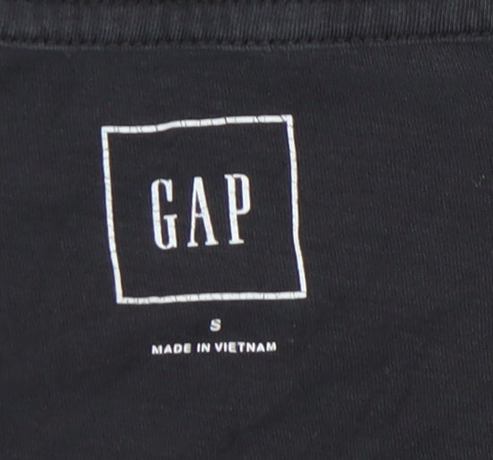 Mens UK Size S Gap Black  T-Shirt