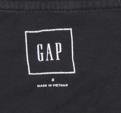 Mens UK Size S Gap Black  T-Shirt