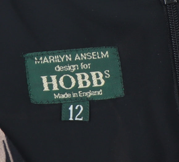 Hobbs Women’s Black Floral Dress Size 12 Party/Cocktail