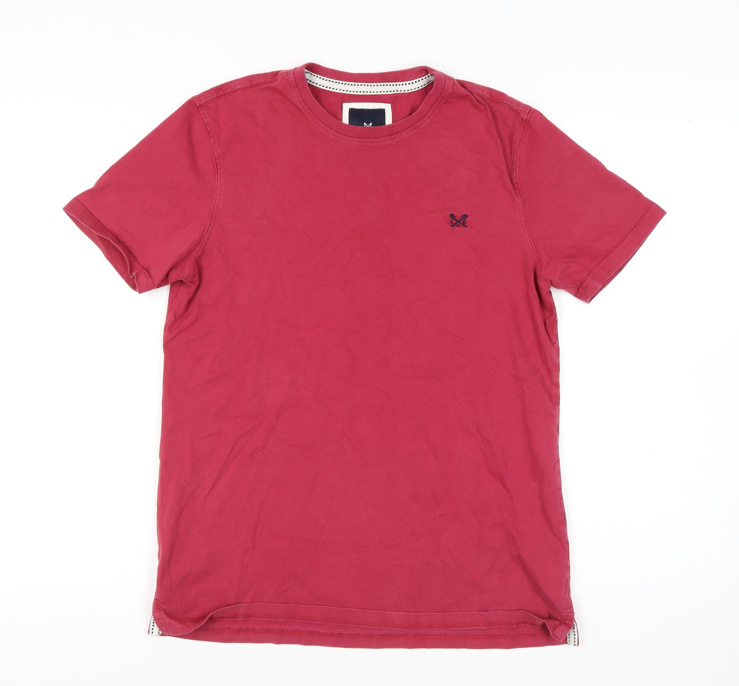 Mens UK Size S Crew Clothing Company Red  T-Shirt