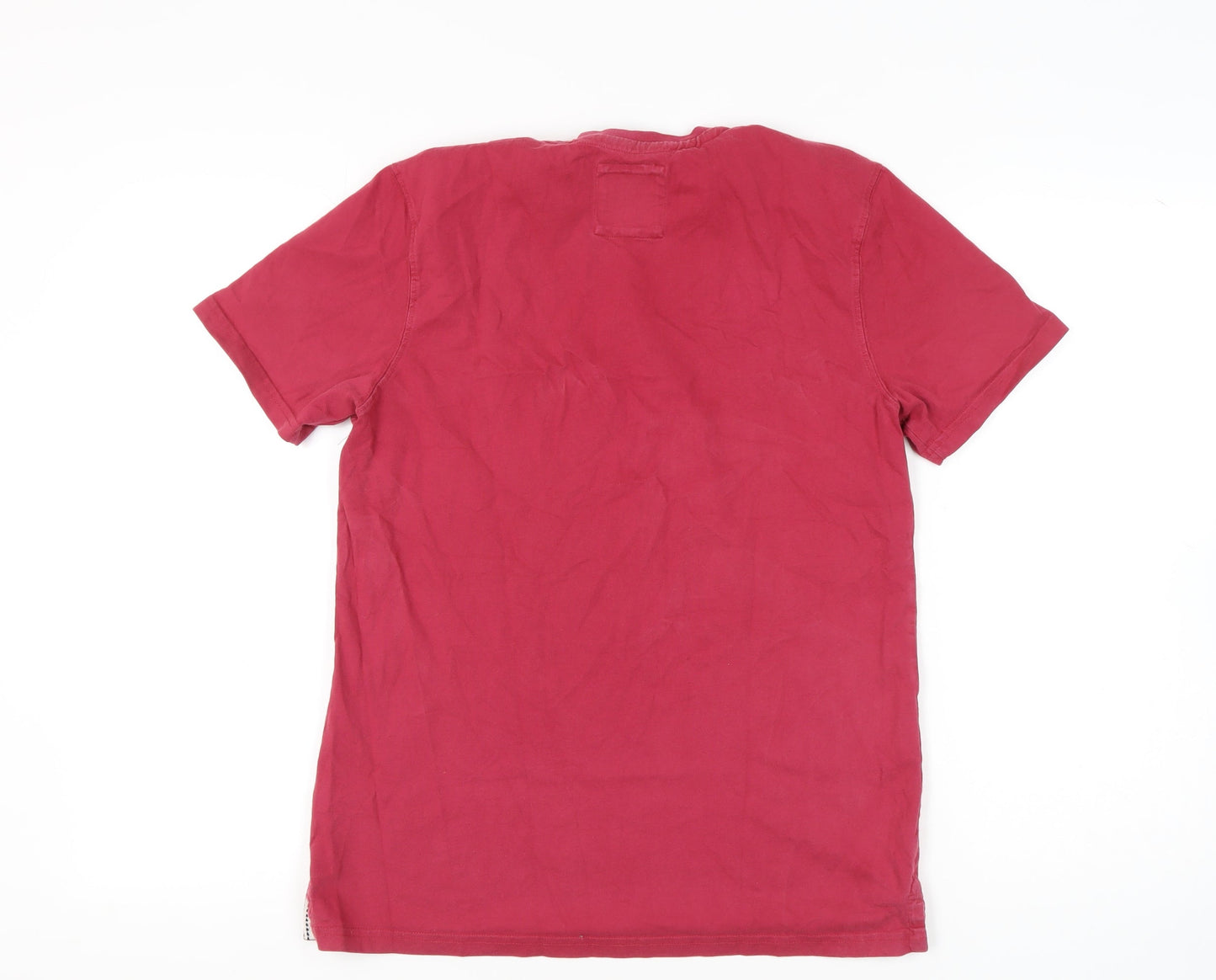 Mens UK Size S Crew Clothing Company Red  T-Shirt