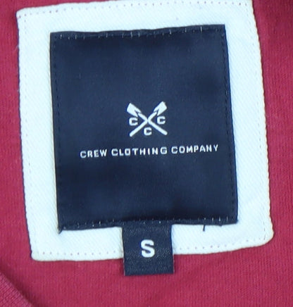 Mens UK Size S Crew Clothing Company Red  T-Shirt