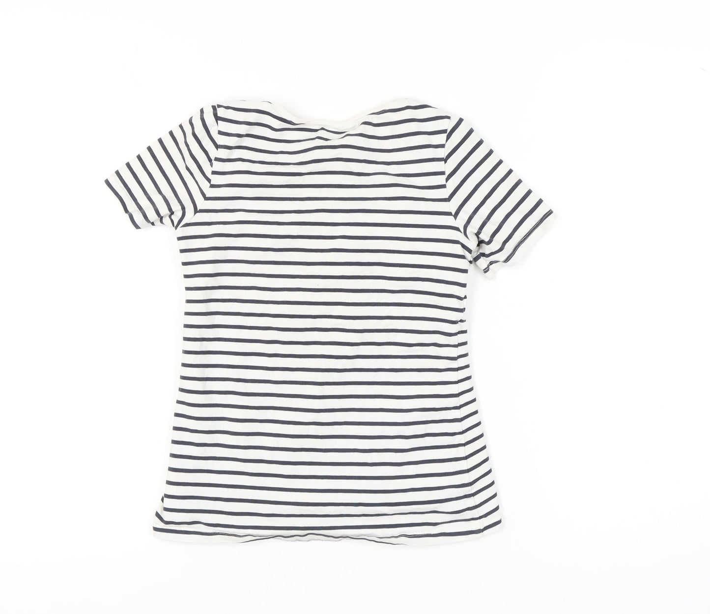 Womens UK Size S H&M Multicoloured Wrap T-Shirt