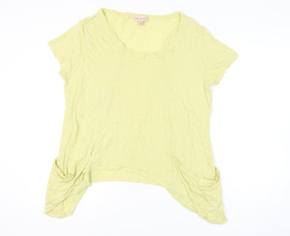 Womens UK Size 2XL Philosophy Yellow  T-Shirt