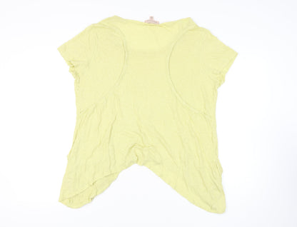 Womens UK Size 2XL Philosophy Yellow  T-Shirt