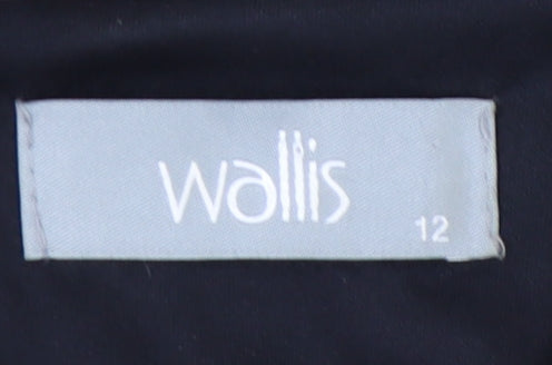 Wallis Women's Black Paisley Shift Dress Size 12