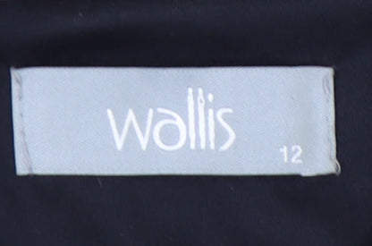 Wallis Women's Black Paisley Shift Dress Size 12
