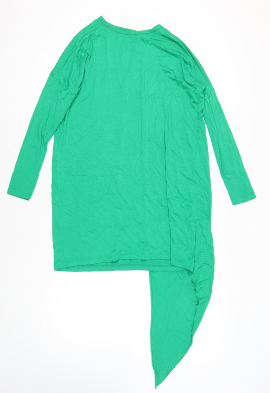 ASOS Women's Green Asymmetric Shift Dress Size 10