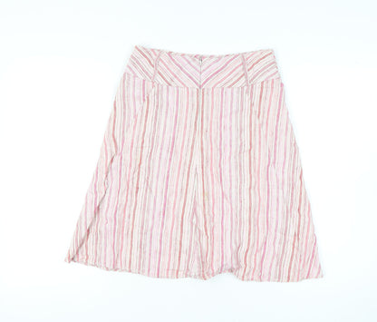Olsen Women’s Multicoloured A-Line Striped Skirt Size 10