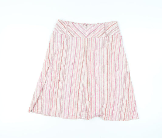 Olsen Women’s Multicoloured A-Line Striped Skirt Size 10