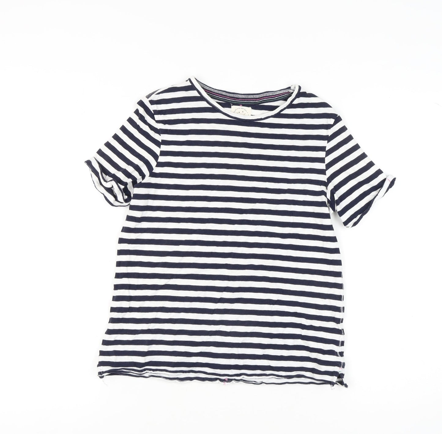 Womens UK Size 8 White Stuff Black Jersey T-Shirt