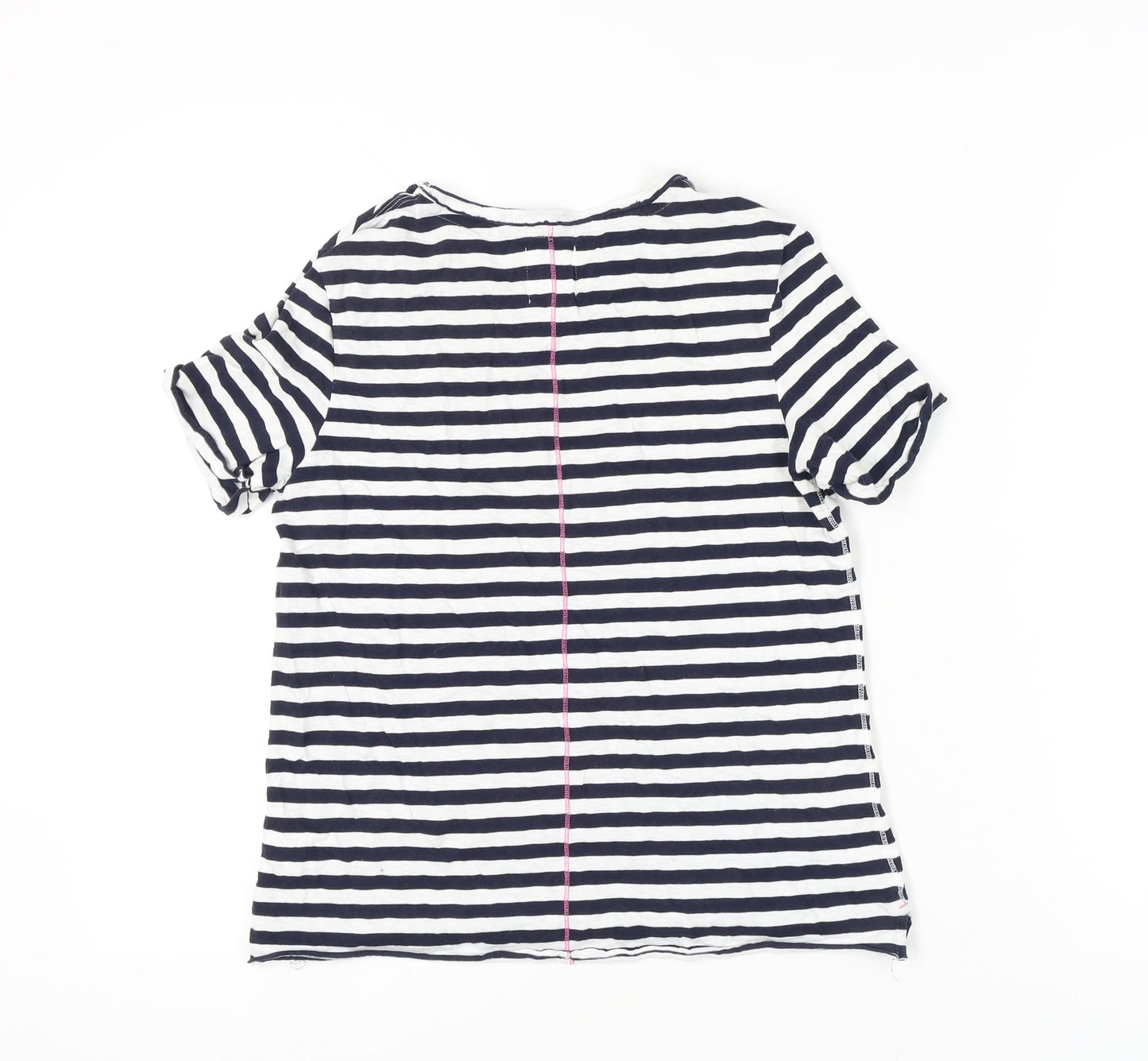 Womens UK Size 8 White Stuff Black Jersey T-Shirt