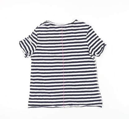Womens UK Size 8 White Stuff Black Jersey T-Shirt