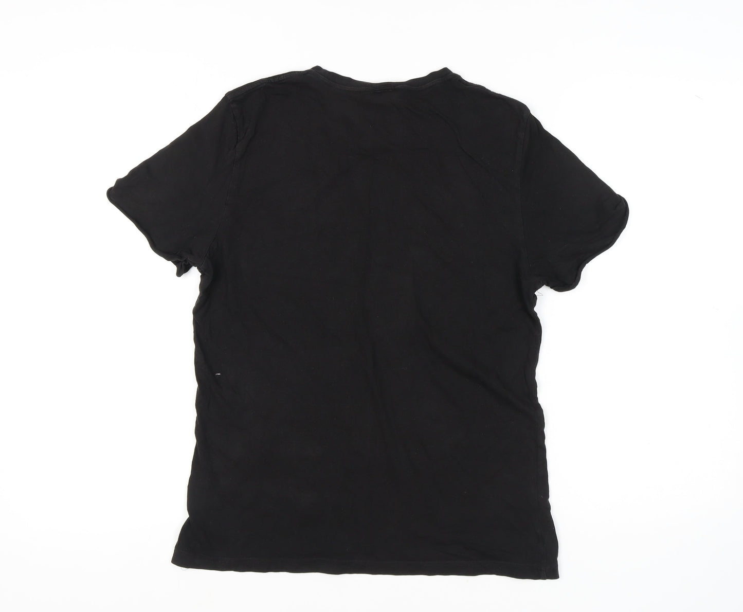 Unisex Adults UK Size M H&M Black  T-Shirt